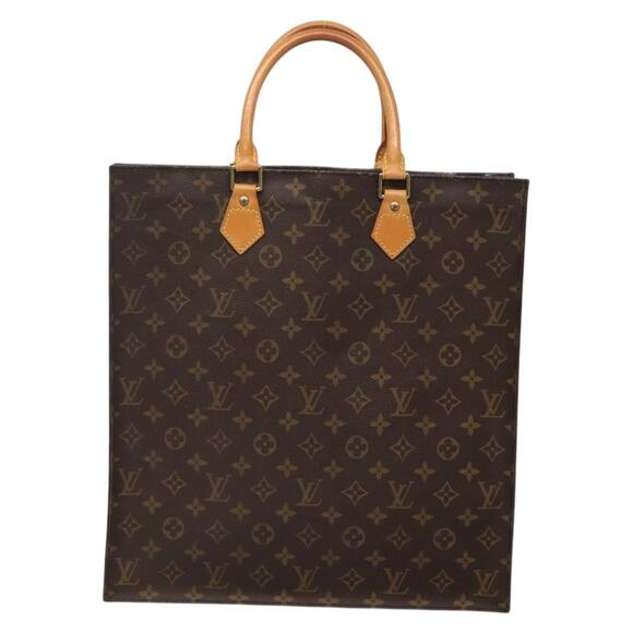 LOUIS VUITTON Monogram Sac Plat Hand Bag M51140 - Picture 13 of 16